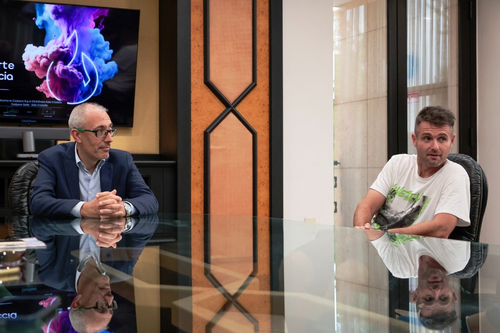 Pietro Dell'Orto, CFO Codyeco S.p.A. e Alberto Lami, vicepresidente Emma Villas Codyeco Lupi Siena