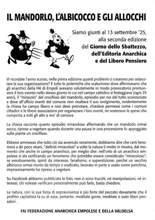 Volantino sbattezzo 2025