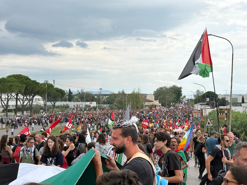 calenzano gaza palestina manifestazione sciopero