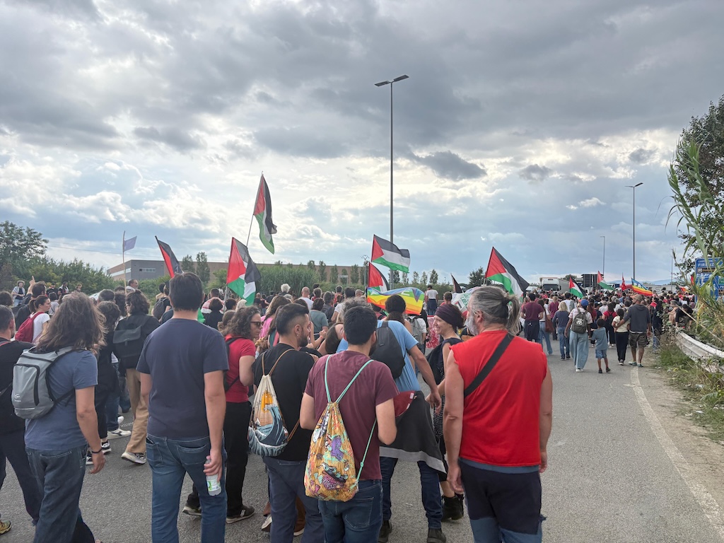 calenzano gaza palestina manifestazione sciopero