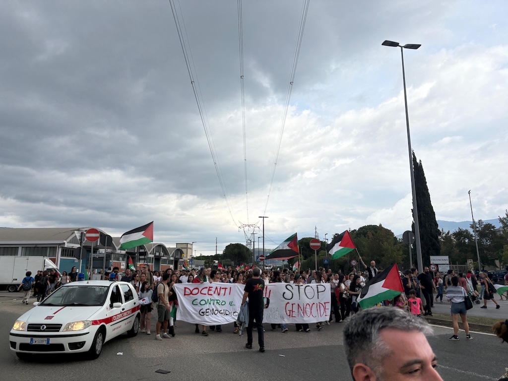 calenzano gaza palestina manifestazione sciopero2