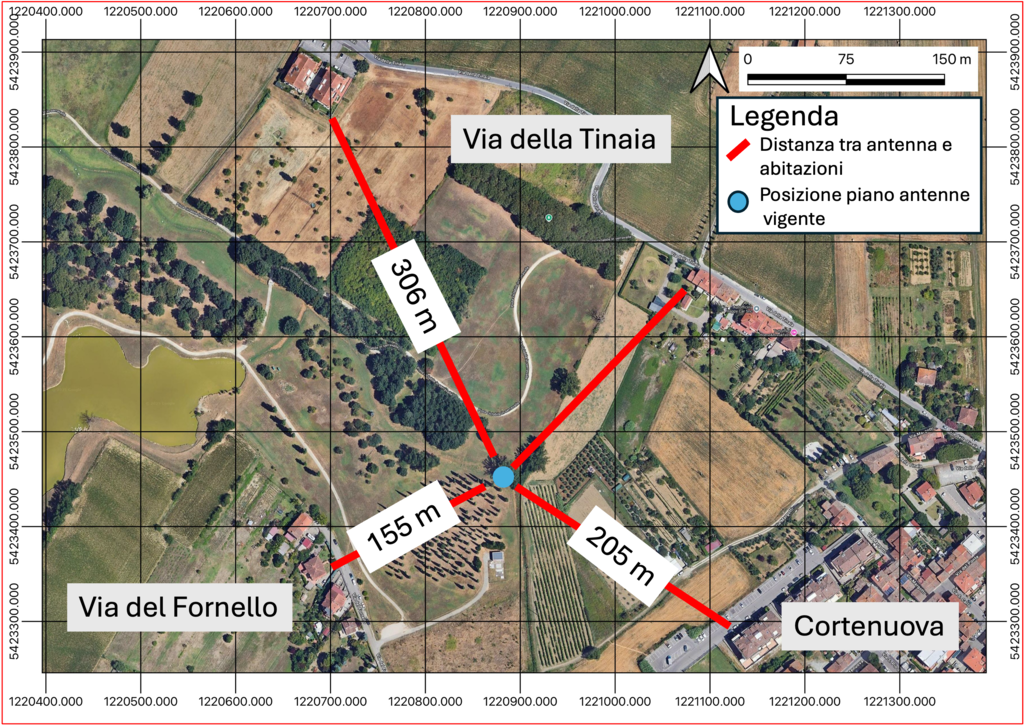Posizione indicata dal piano antenne (2)