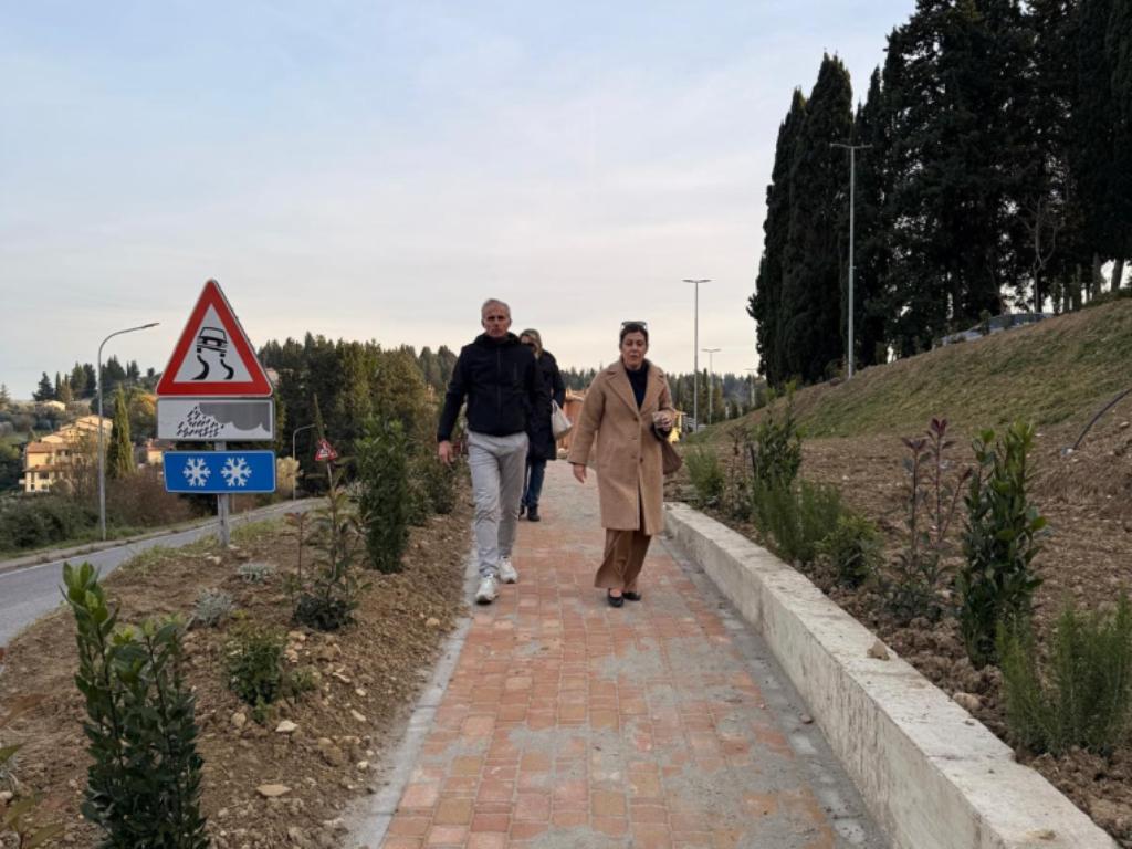 camminamento pedonale Marcialla