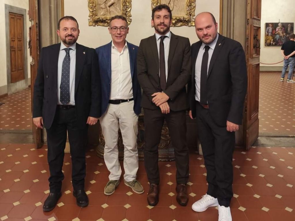 Consiglieri Città Metropolitana Firenze Alessandro Scipioni, Claudio Gemelli, Gianni Vinattieri e Vittorio Picchianti