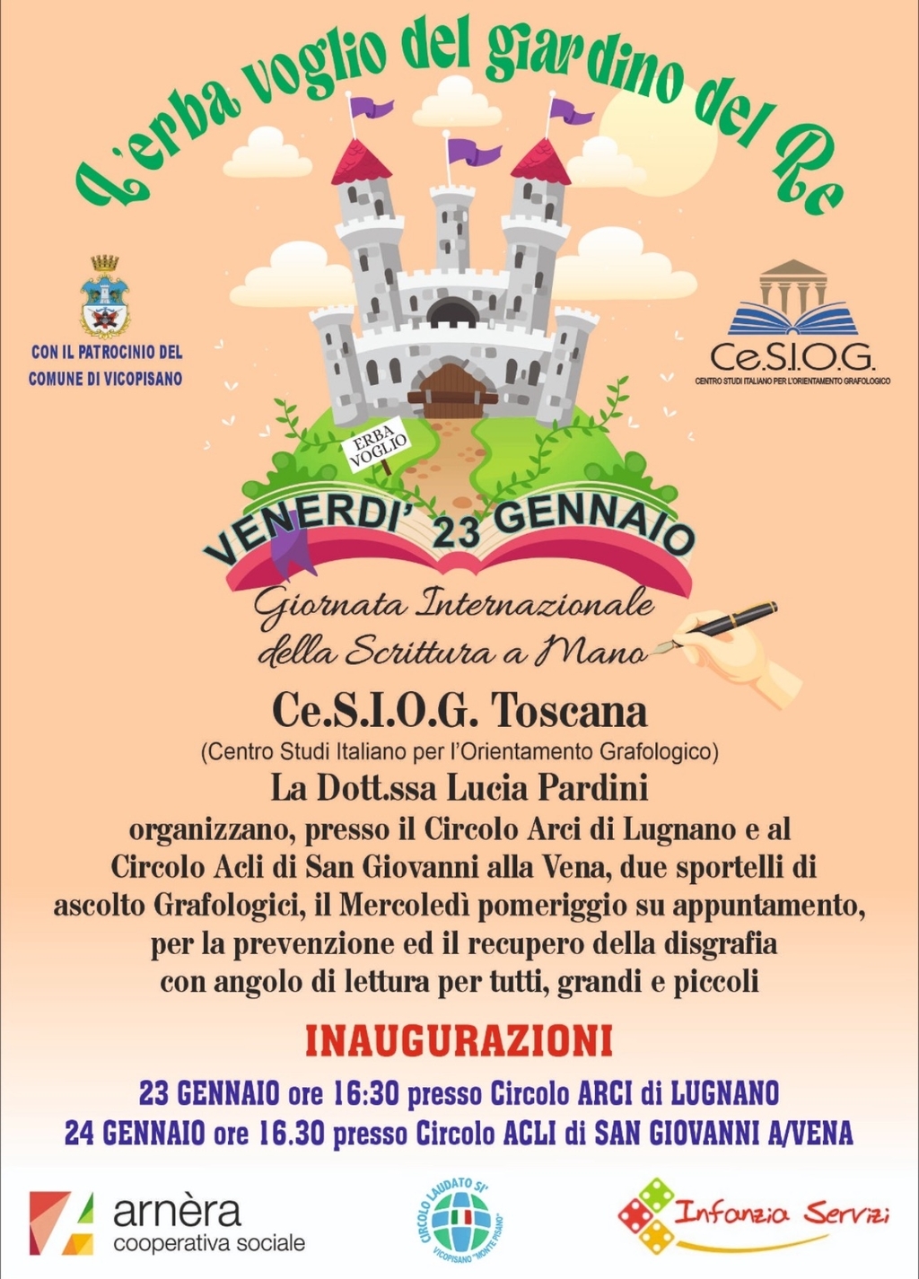 sportello vicopisano disgrafia