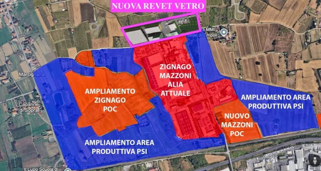 Polo produttivo Zignago Vetro Castelluccio Empoli