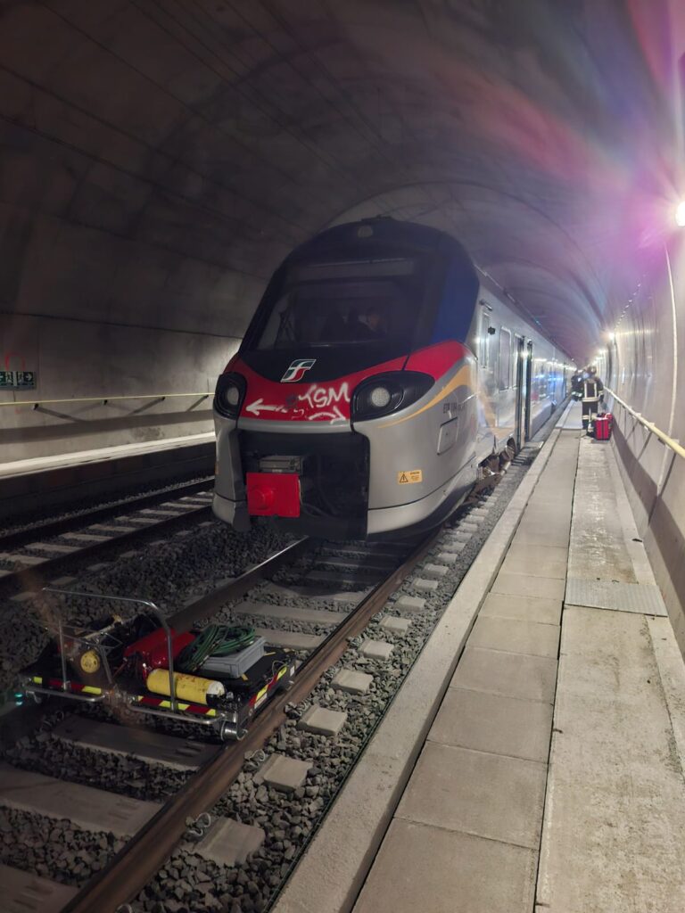 Esercitazione di protezione civile nella nuova galleria di Serravalle