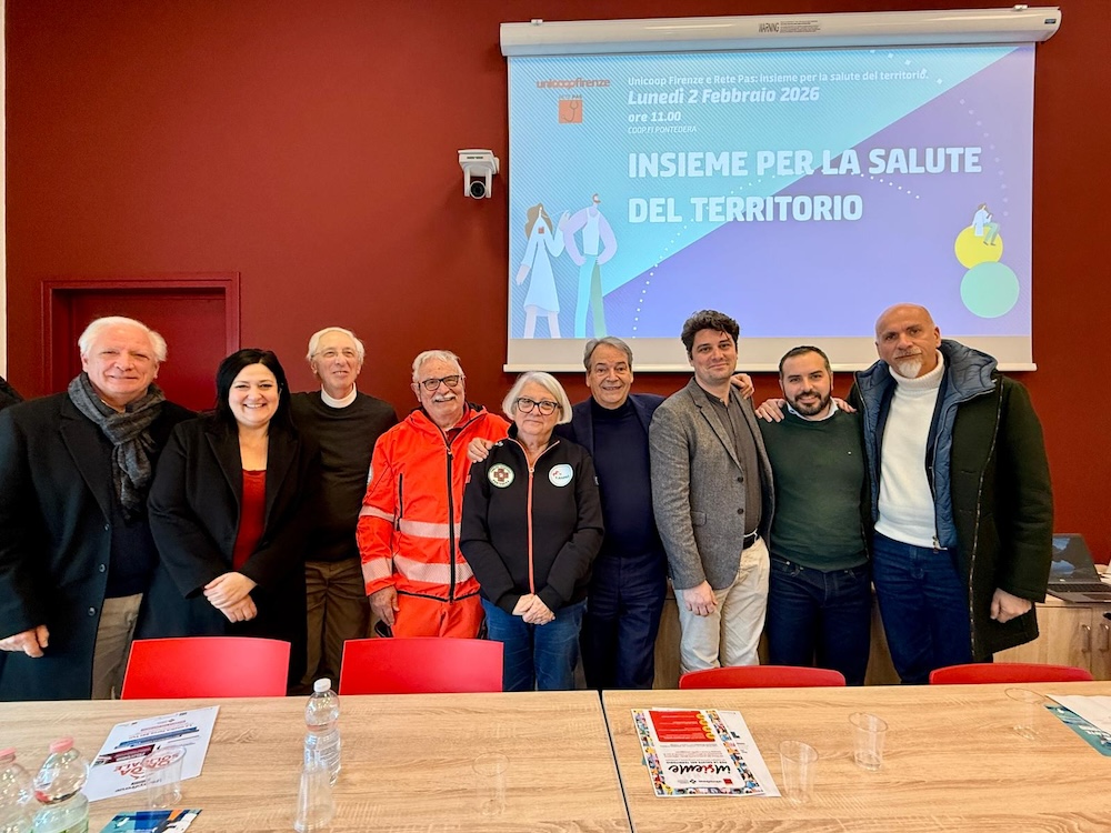 Salute e prevenzione: a Pontedera l'accordo tra Unicoop Firenze, Rete Pas e Pubblica Assistenza