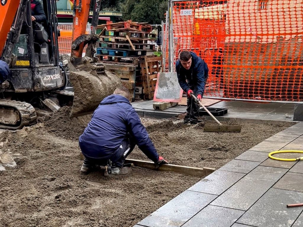 lavori pedonalizzazione via roma montespertoli