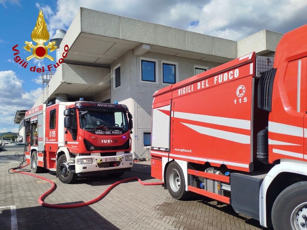 Incendio in una conceria a Castelfranco di Sotto: nessun ferito