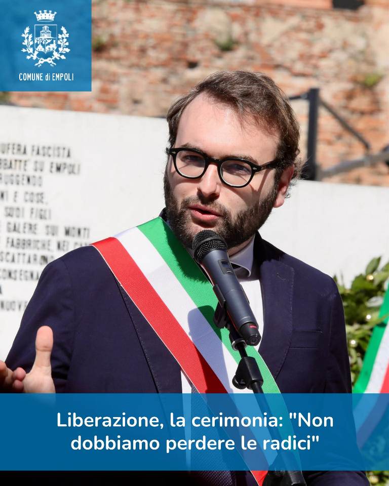 25aprile sindaco alessio mantellassi