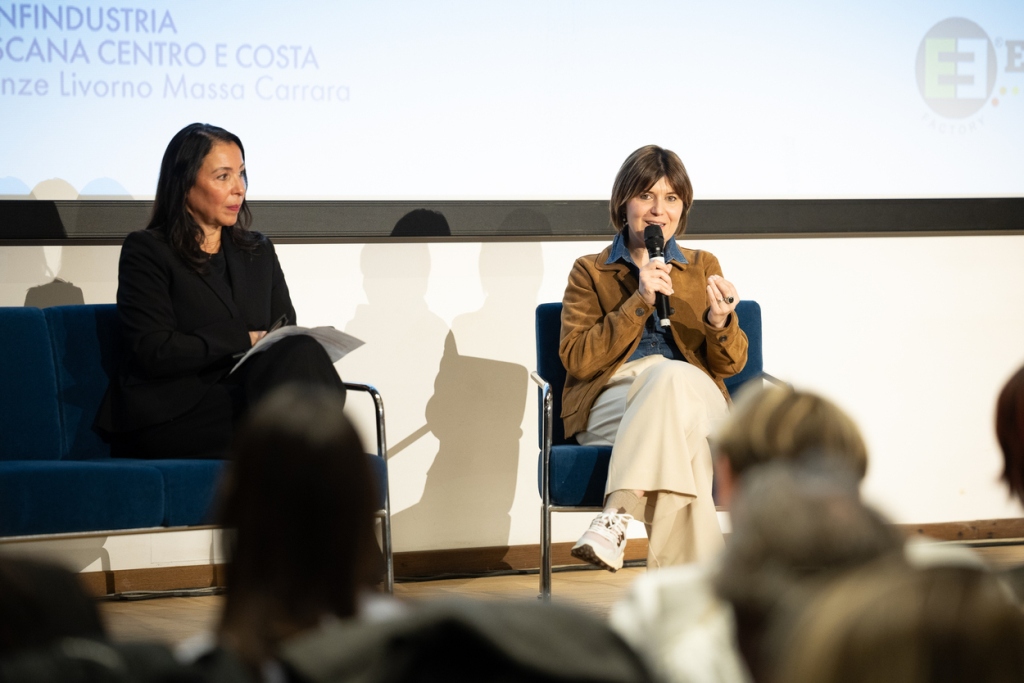 Holding Morelli_Manifattura del Cambiamento_Azzurra Morelli(Presidente Holding Morelli)Brenda Barnini(Consigliere Regionale della Toscana)