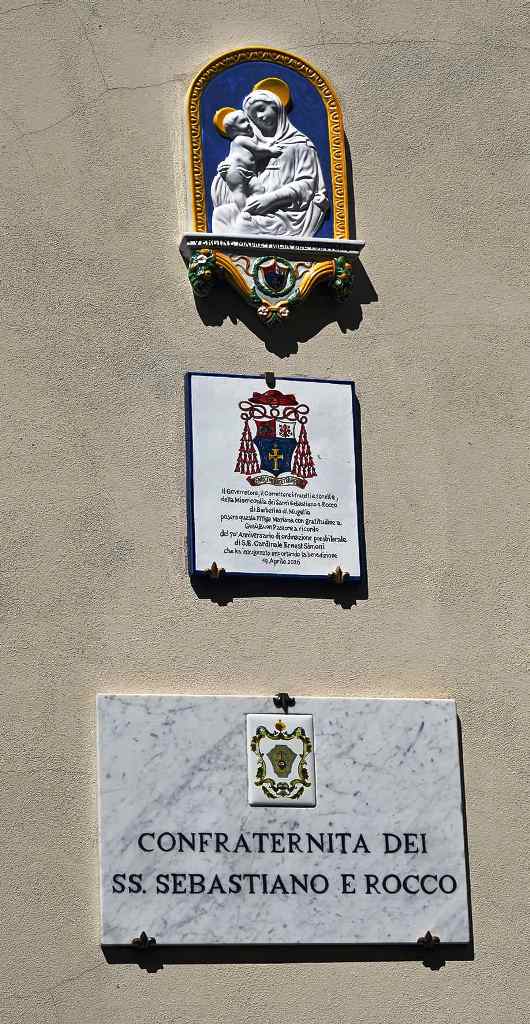 Inaugurazione Effige Mariana e targa