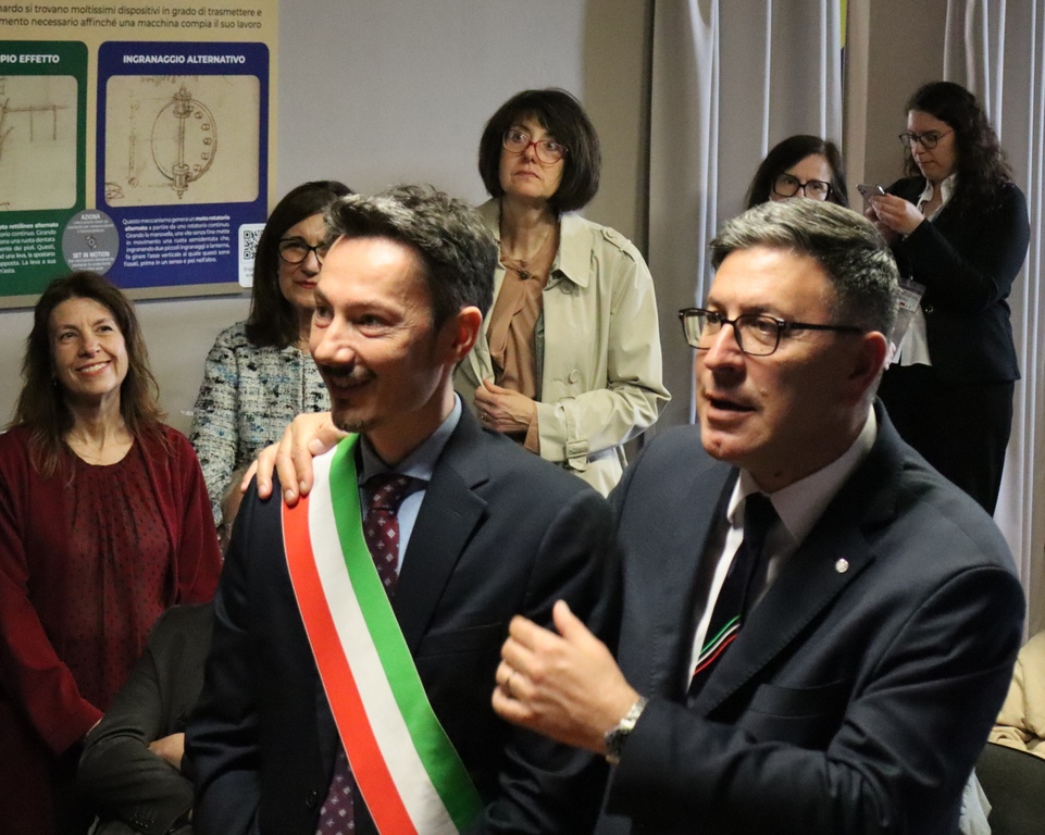 Il sindaco Daniele Vanni insieme al presidente di CNA Dario Costantini | Foto di gonews.it