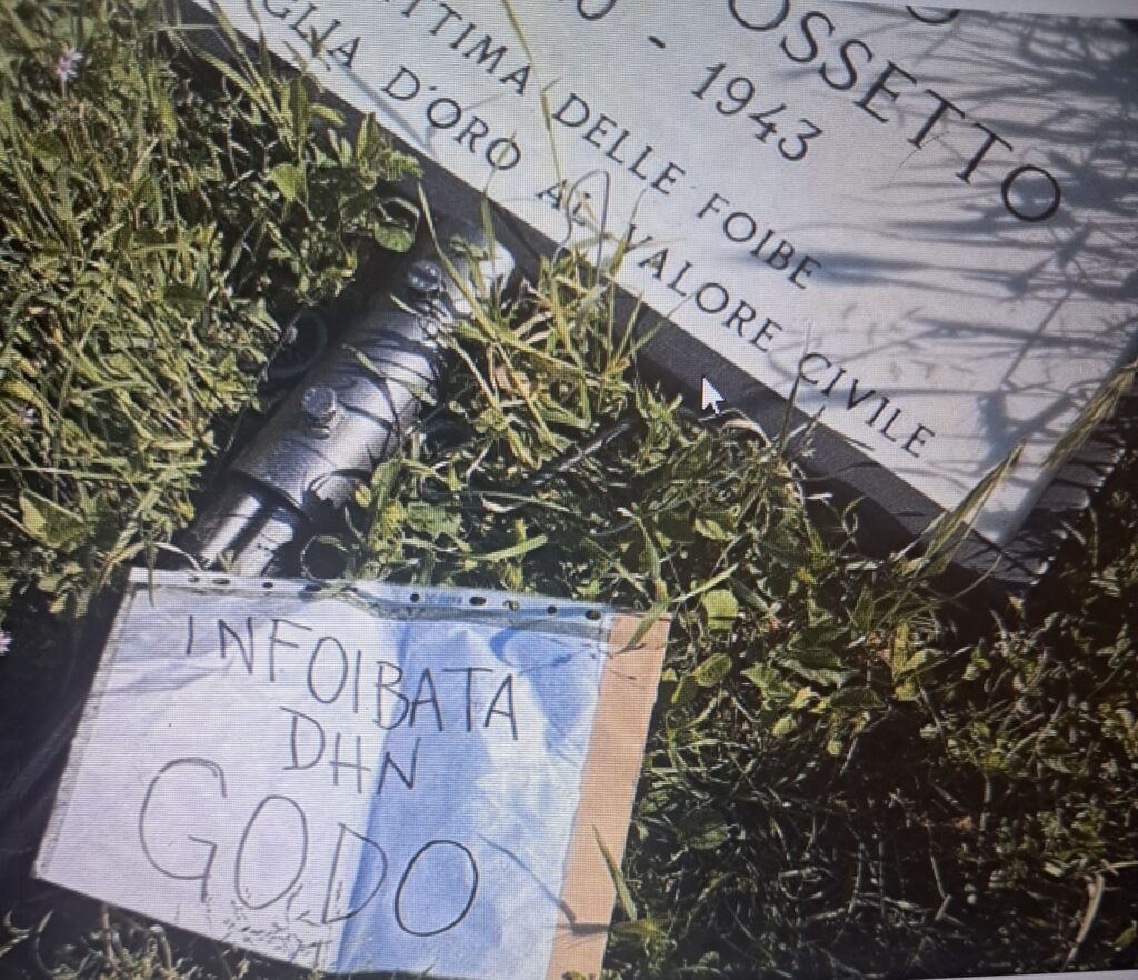 Vandalizzata la targa a Norma Cossetto a Firenze