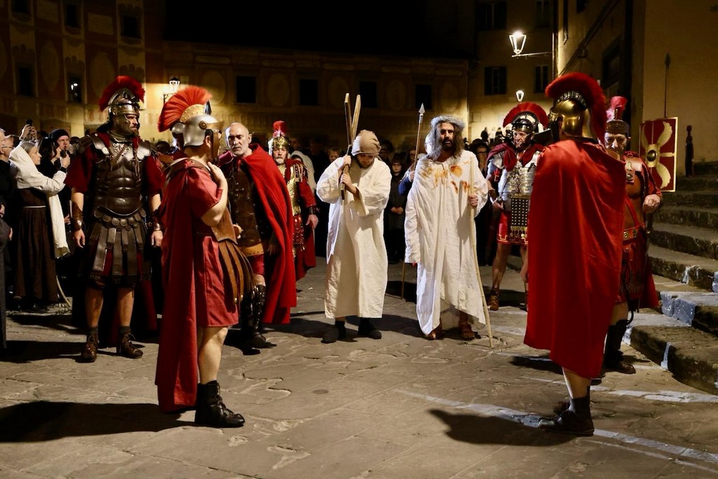 rappresentazione vivente della passione di Gesù a San Miniato 2026 (1)