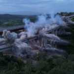 Demolizione viadotto La Coscia