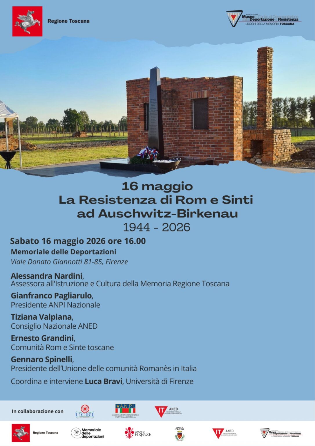 Giornata Resistenza Rom e Sinti, celebrazione al Memoriale delle ...