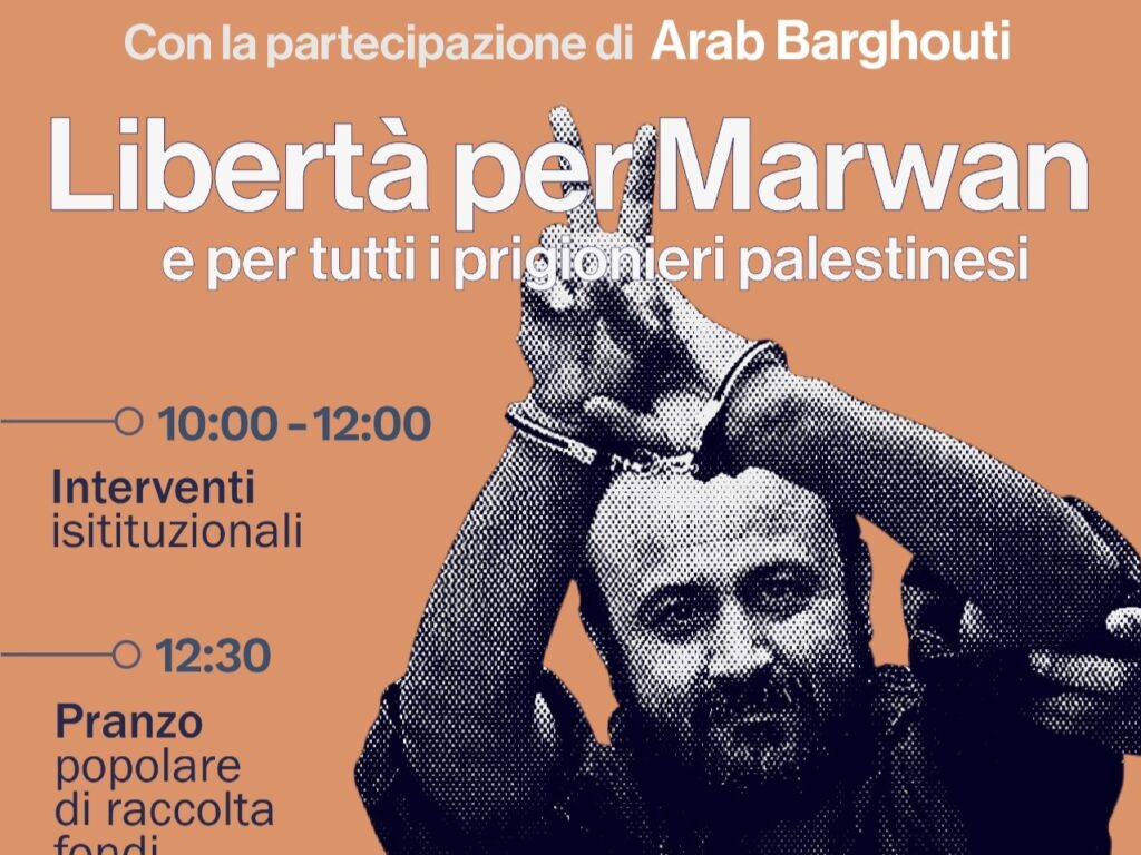 Firenze, al Mandela Forum un'iniziativa per la liberazione di Marwan Barghouti e dei prigionieri palestinesi