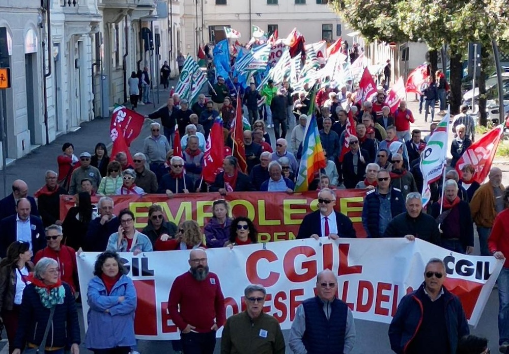 Primo maggio, cortei nell'Empolese per il "lavoro dignitoso"