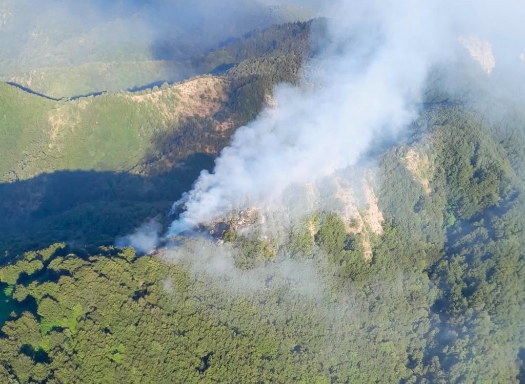 Bosco in fiamme nel Mugello, arrivano gli elicotteri