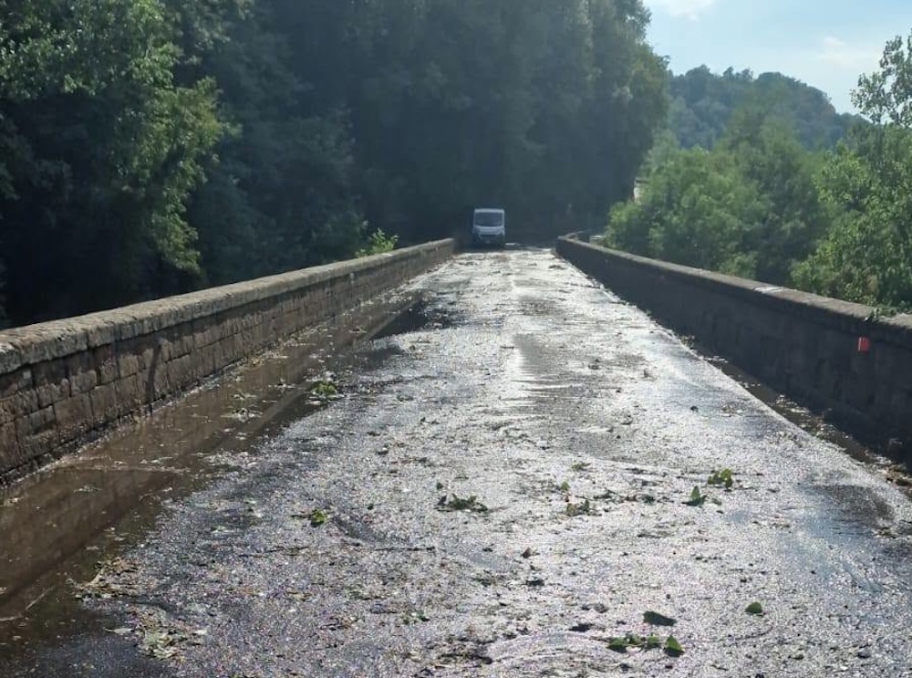 Temporale a Pitigliano: "Evento estremo con piogge forti, vento e grandine"
